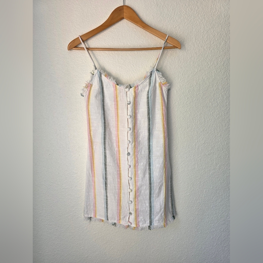 Billabong The Salty Blonde sunny stripes mini dress, Size small